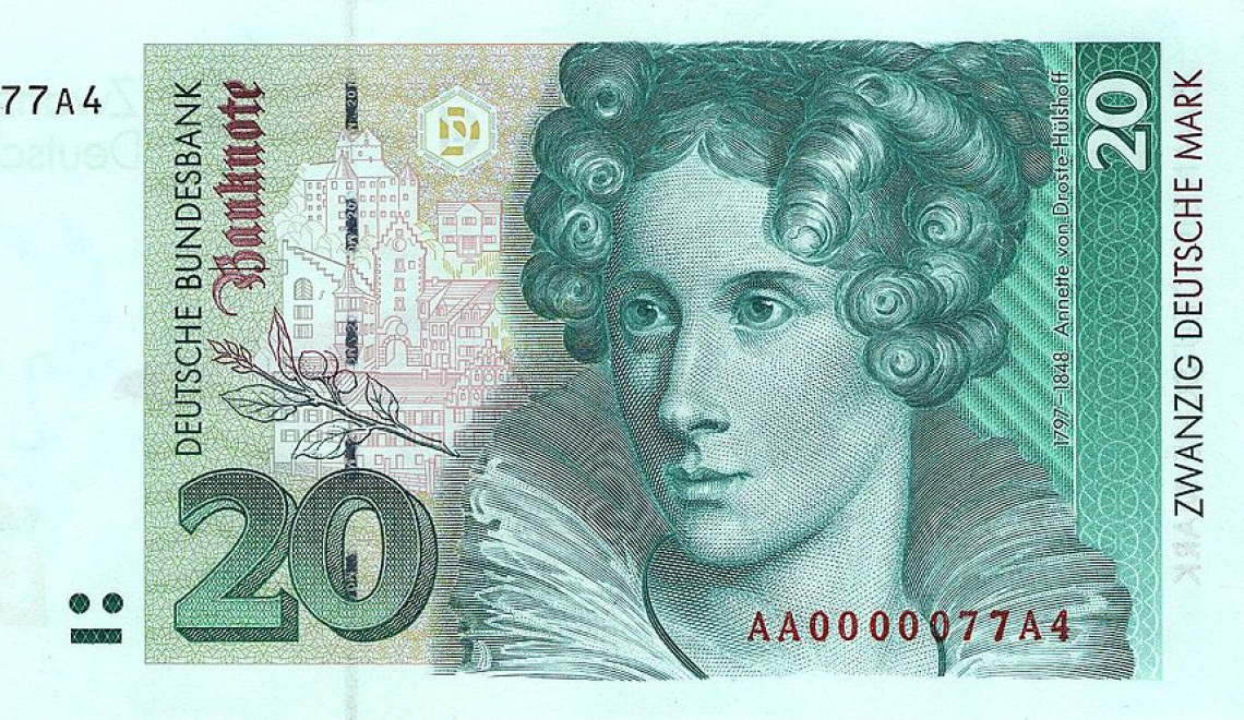 Deutsche Banknote - 20 Mark Abbildung einer deutschen 20 Mark Banknote