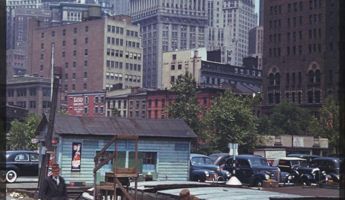 Abbildung von Financial District, New York der 1940er