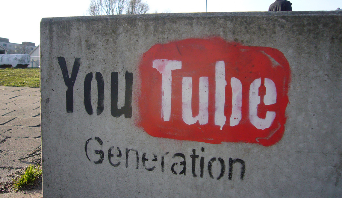 Abbildung von einem YouTube Graffiti