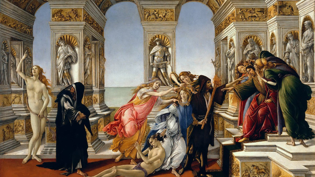 Abbildung eines Gemäldes von Botticelli