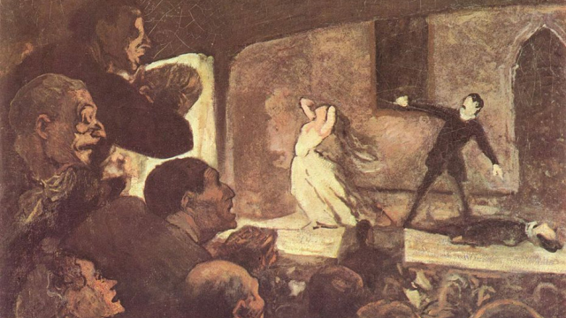 Abbildung von Gemaelde Melodrama von Honore Daumier