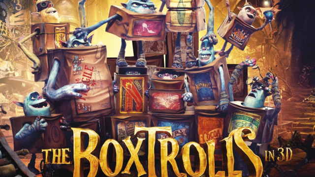 Abbildung des BluRay DVD Covers zum Kinofilm - Boxtrolls - 2014