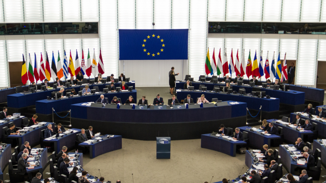EU Parlament Plenarsaal 2015