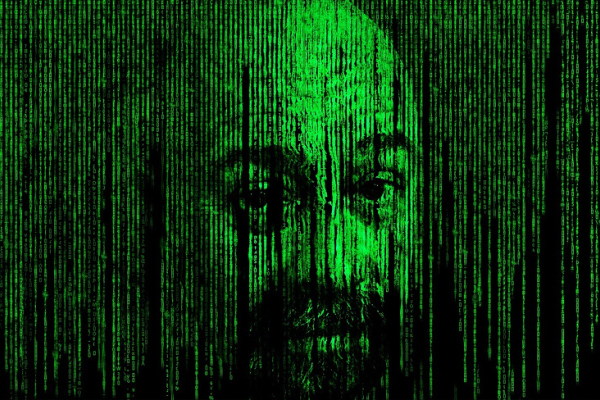 Abbildung von Hologram im Matrix-Stil