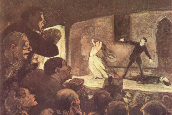 Abbildung von Gemaelde Melodrama von Honore Daumier