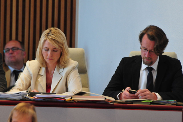 Abbildung von Landtagssitzung Schwerin mit Mathias Brodkorb 2013
