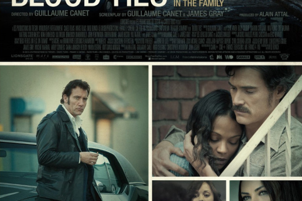 Abbildung des BluRay DVD Covers zum Kinofilm - Blood Ties - 2013
