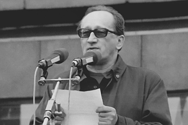 Foto von Heiner Mueller im Jahr 1989