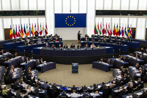 EU Parlament Plenarsaal 2015