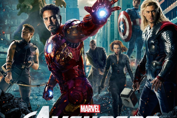 Abbildung des BluRay DVD Covers zum Kinofilm - The Avengers - 2012