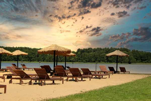 Abbildung einer Strandanlage in Templin