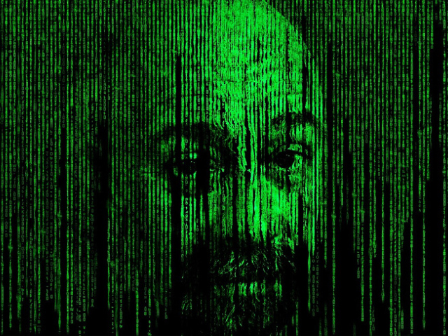 Abbildung von Hologram im Matrix-Stil
