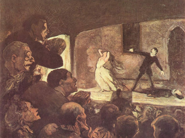 Abbildung von Gemaelde Melodrama von Honore Daumier