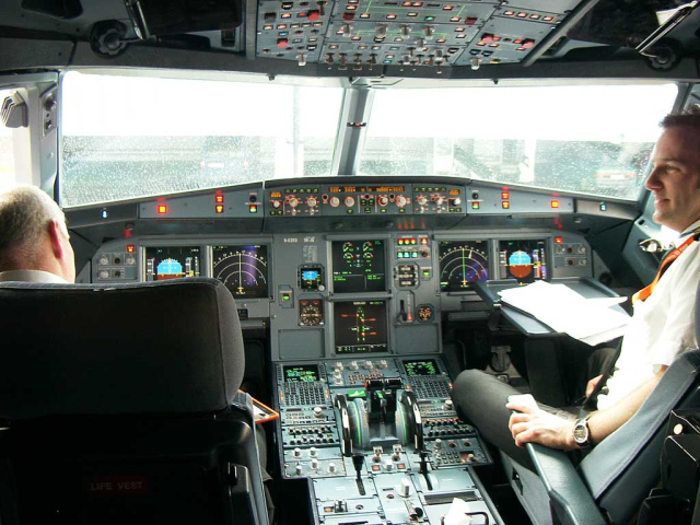 Abbildung von Airbus A319 Cockpit