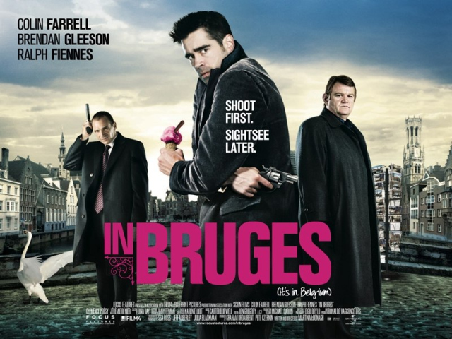 Abbildung des BluRay DVD Covers zum Kinofilm - Bruegge sehen und sterben - 2008