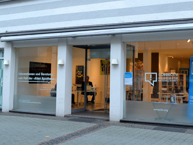 Abbidlung der Geschäftsstelle von correctiv.org in Bottrop
