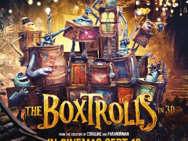 Abbildung des BluRay DVD Covers zum Kinofilm - Boxtrolls - 2014