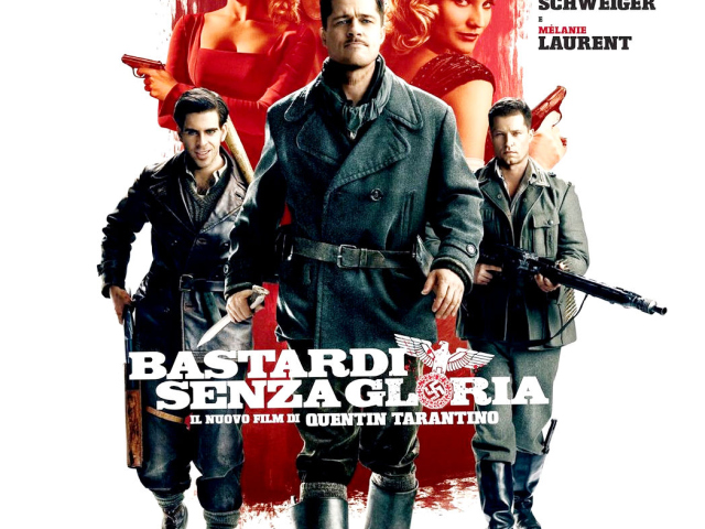 Abbildung des BluRay DVD Covers zum Kinofilm Inglourious Basterds