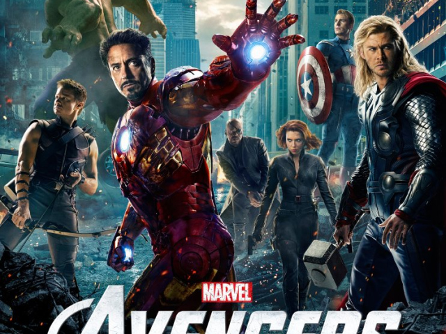 Abbildung des BluRay DVD Covers zum Kinofilm - The Avengers - 2012