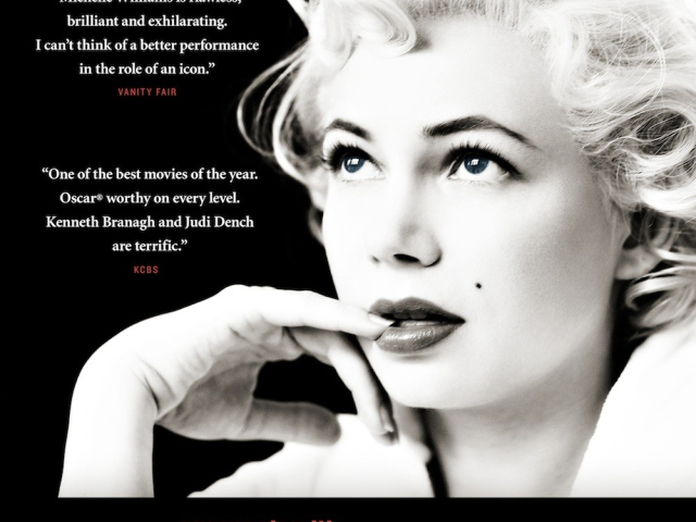 Abbildung des BluRay DVD Covers zum Kinofilm - My Week With Marilyn - 2011