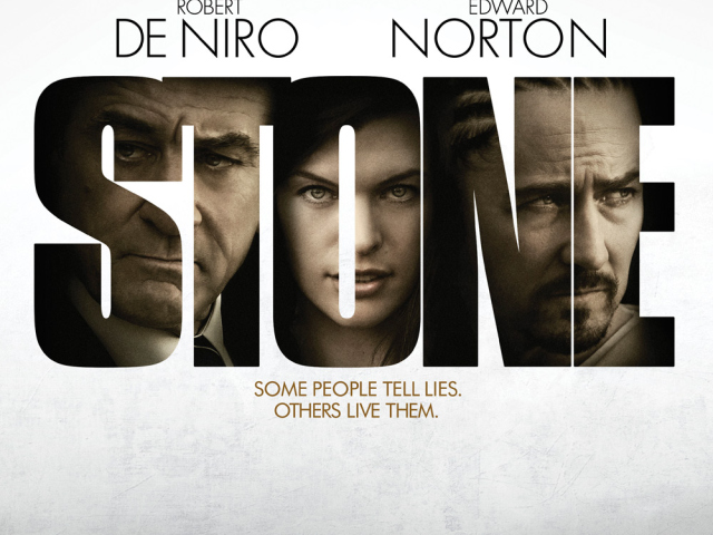 Abbildung des BluRay DVD Covers zum Kinofilm - Stone - 2010