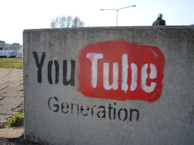 Abbildung von einem YouTube Graffiti
